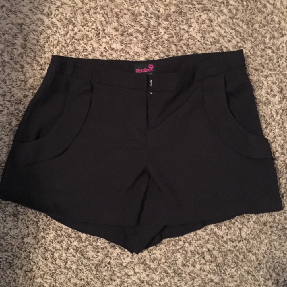 Black shorts